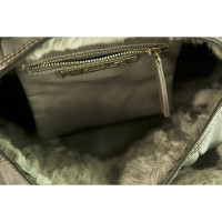Ferre Handbag Patent leather in Grey