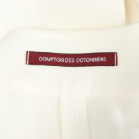 Comptoir Des Cotonniers Jas/Mantel Katoen in Wit