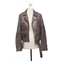 Set Jacke/Mantel aus Leder