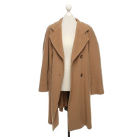 Max & Co Giacca/Cappotto in Lana in Beige