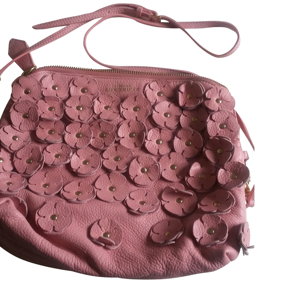 Burberry Prorsum Sac à bandoulière en Cuir en Rose/pink