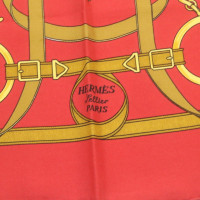 Hermès Gavroche 45 aus Seide in Rot