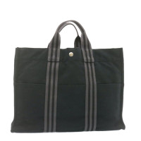 Hermès Fourre Tout Bag aus Wolle in Schwarz
