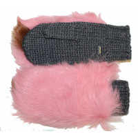 Prada Handschuhe aus Wolle in Rosa / Pink