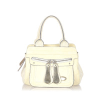 Chloé Handtasche aus Leder in Weiß