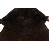 Christian Dior Gaucho Saddle Bag Patent leather in Brown