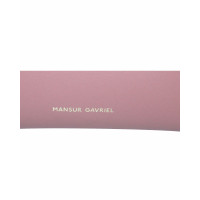 Mansur Gavriel Umhängetasche aus Leder in Rosa / Pink