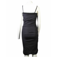 Donna Karan Kleid aus Seide in Schwarz