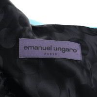 Emanuel Ungaro Kleid aus Material-Mix