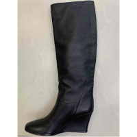 Lanvin Boots Leather in Black