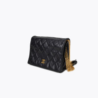 Chanel Flap Bag aus Leder in Schwarz
