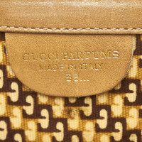 Gucci Clutch Bag Suede in Brown