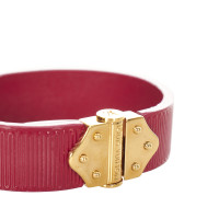 Louis Vuitton Armreif/Armband aus Leder in Rosa / Pink