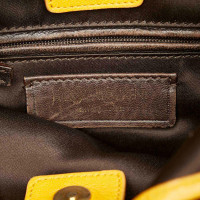 Yves Saint Laurent Shoulder bag Suede in Yellow