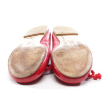 Pretty Ballerinas Pumps/Peeptoes aus Leder in Rot