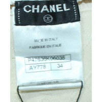 Chanel Rock aus Baumwolle in Nude