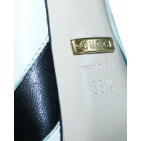 Gucci Sandalen aus Leder in Weiß