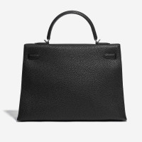 Hermès Kelly Bag 35 en Cuir en Noir