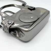 Armani Jeans Shoulder bag Patent leather in Grey