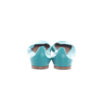 Chloé Slippers/Ballerinas Leather in Turquoise