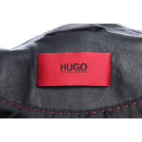 Hugo Boss Giacca/Cappotto in Pelle in Nero