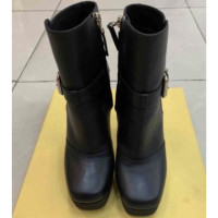 Fendi Bottines en Cuir en Noir