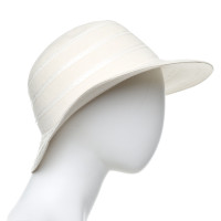 Borsalino Hat in cream / white