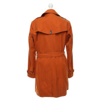 Burberry Jacket/Coat Cotton in Orange