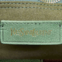 Yves Saint Laurent Shoulder bag Leather in Green