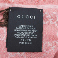 Gucci Echarpe/Foulard en Cachemire en Rose/pink