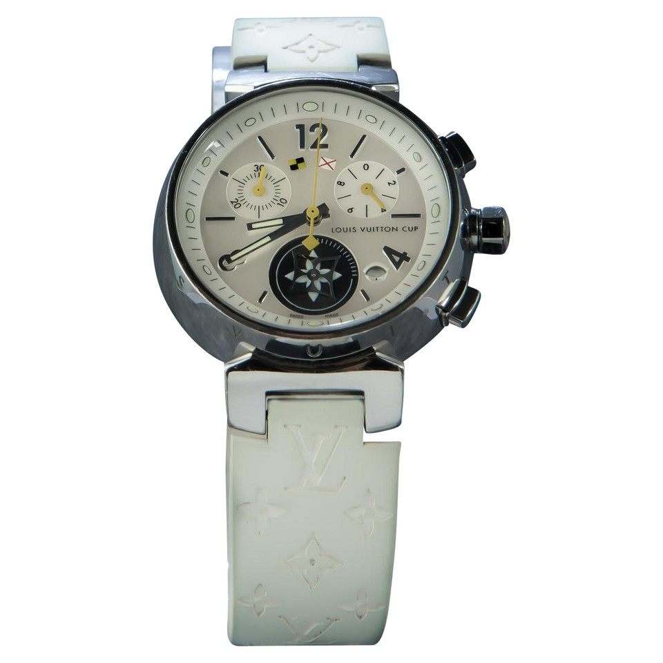 Louis Vuitton Armbanduhr in Weiß