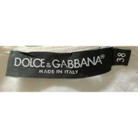Dolce & Gabbana Oberteil aus Baumwolle in Creme