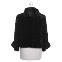 Piu & Piu giacca di pelliccia Faux in nero