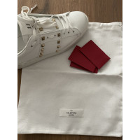 Valentino Garavani Sneaker in Pelle in Bianco