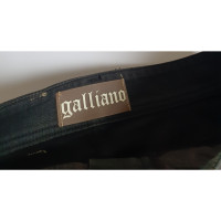 John Galliano Skirt Cotton in Grey