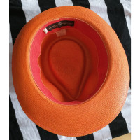 Authentic Panama Hut/Mütze in Orange