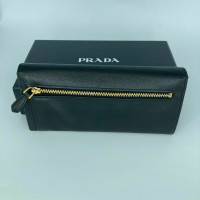 Prada Sac à main/Portefeuille en Cuir en Blanc