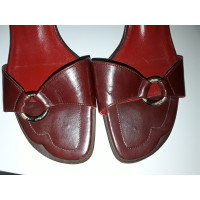 Free Lance Sandalen aus Leder in Rot