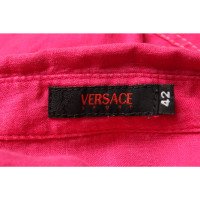 Versace Jurk Linnen in Roze