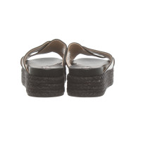 Jucca Sandalen aus Leder in Schwarz