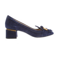 Tod's Pumps/Peeptoes en Daim en Bleu