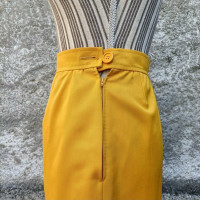 Yves Saint Laurent Skirt Cotton in Yellow