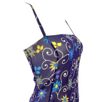Gianni Versace Kleid aus Seide in Violett