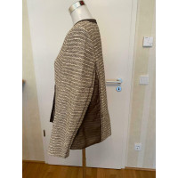 Basler Blazer aus Baumwolle in Beige