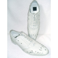 Marithé Et Francois Girbaud Chaussures à lacets en Cuir en Blanc