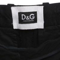 D&G Velluto a coste in Black