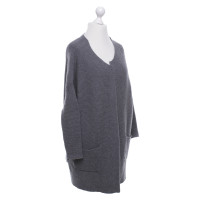 Twin Set Simona Barbieri Strickjacke aus Wolle in Grau