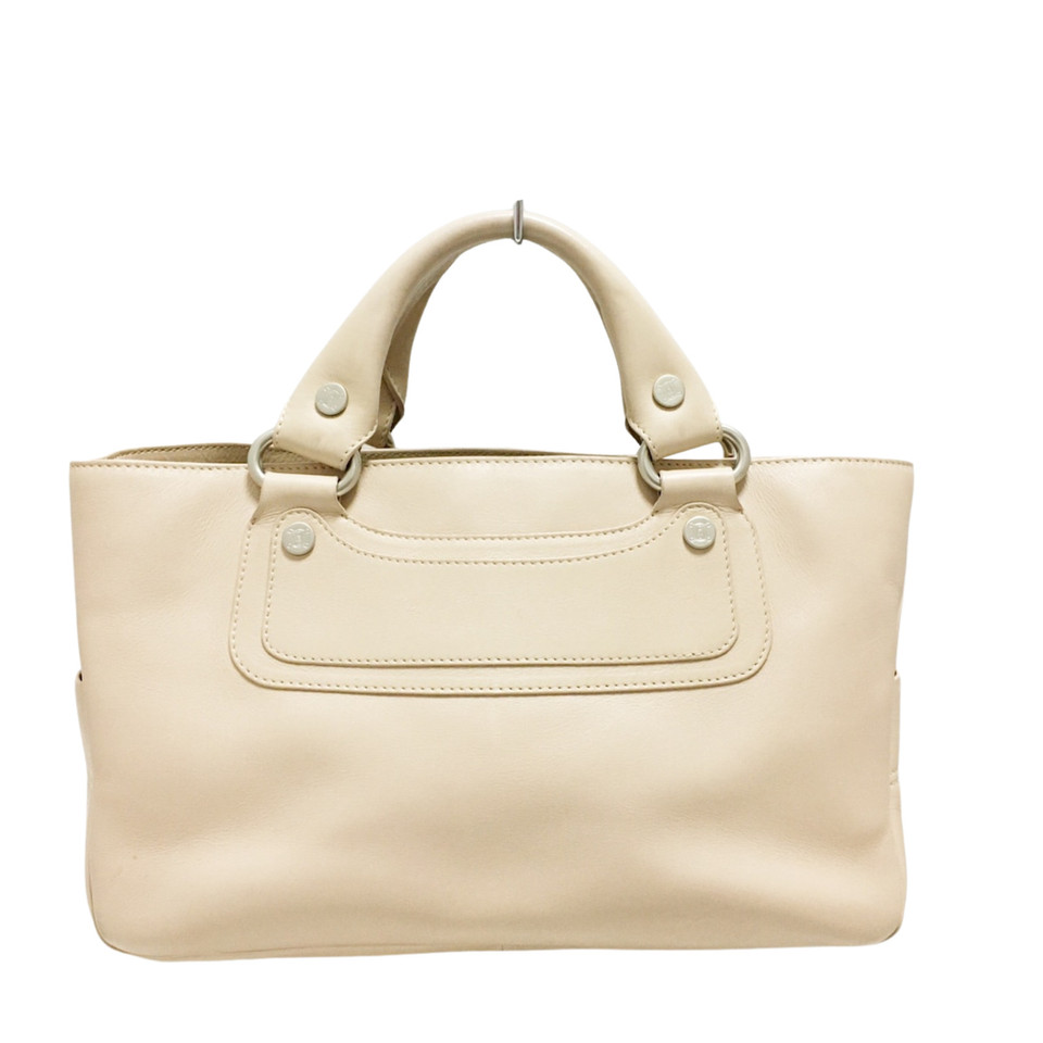 Céline Boogie Bag aus Leder in Beige