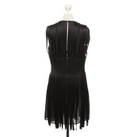Versace Kleid aus Seide in Schwarz