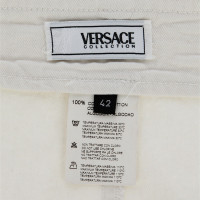 Versace Rock aus Baumwolle in Weiß